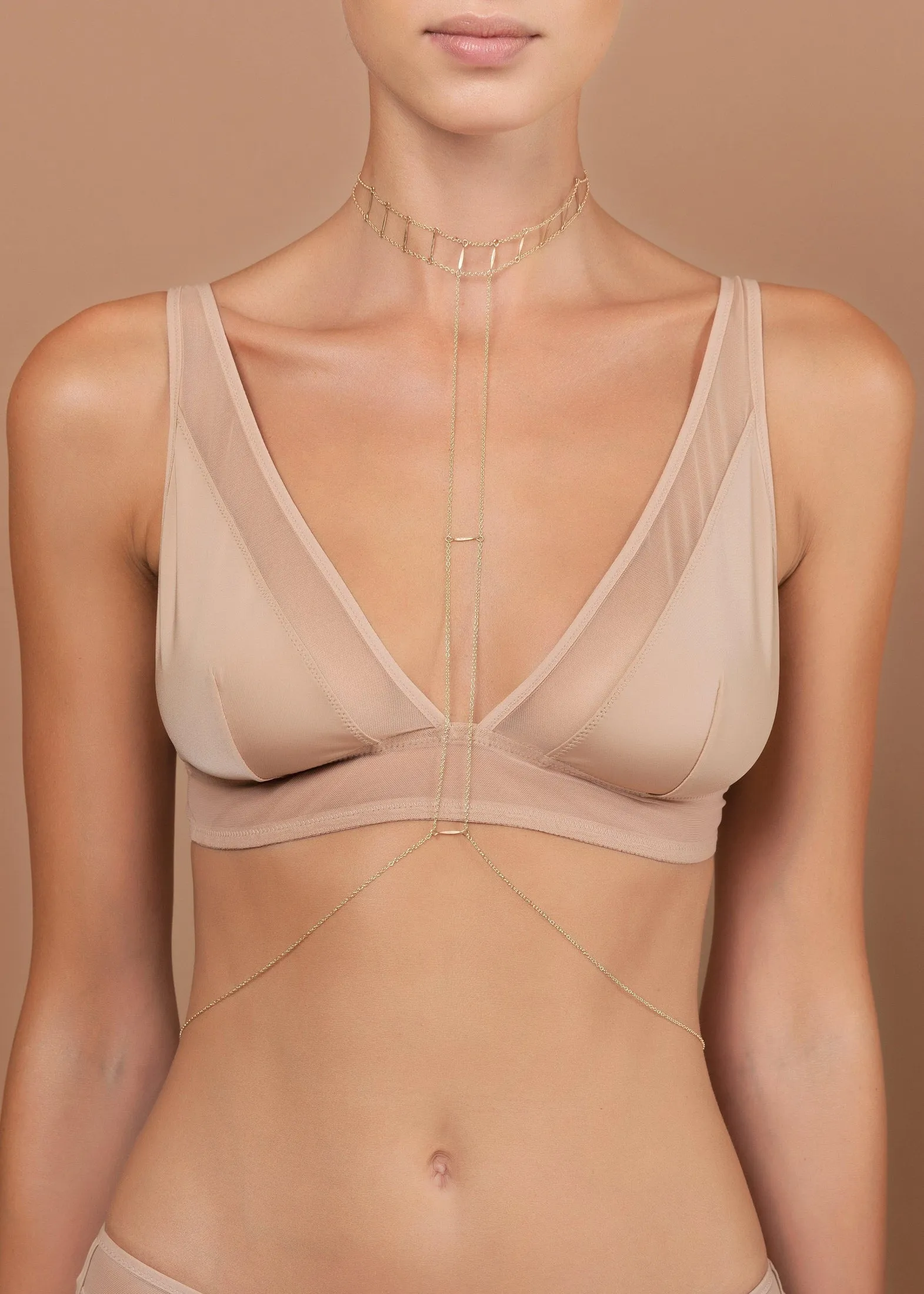 Crown Choker Body Chain