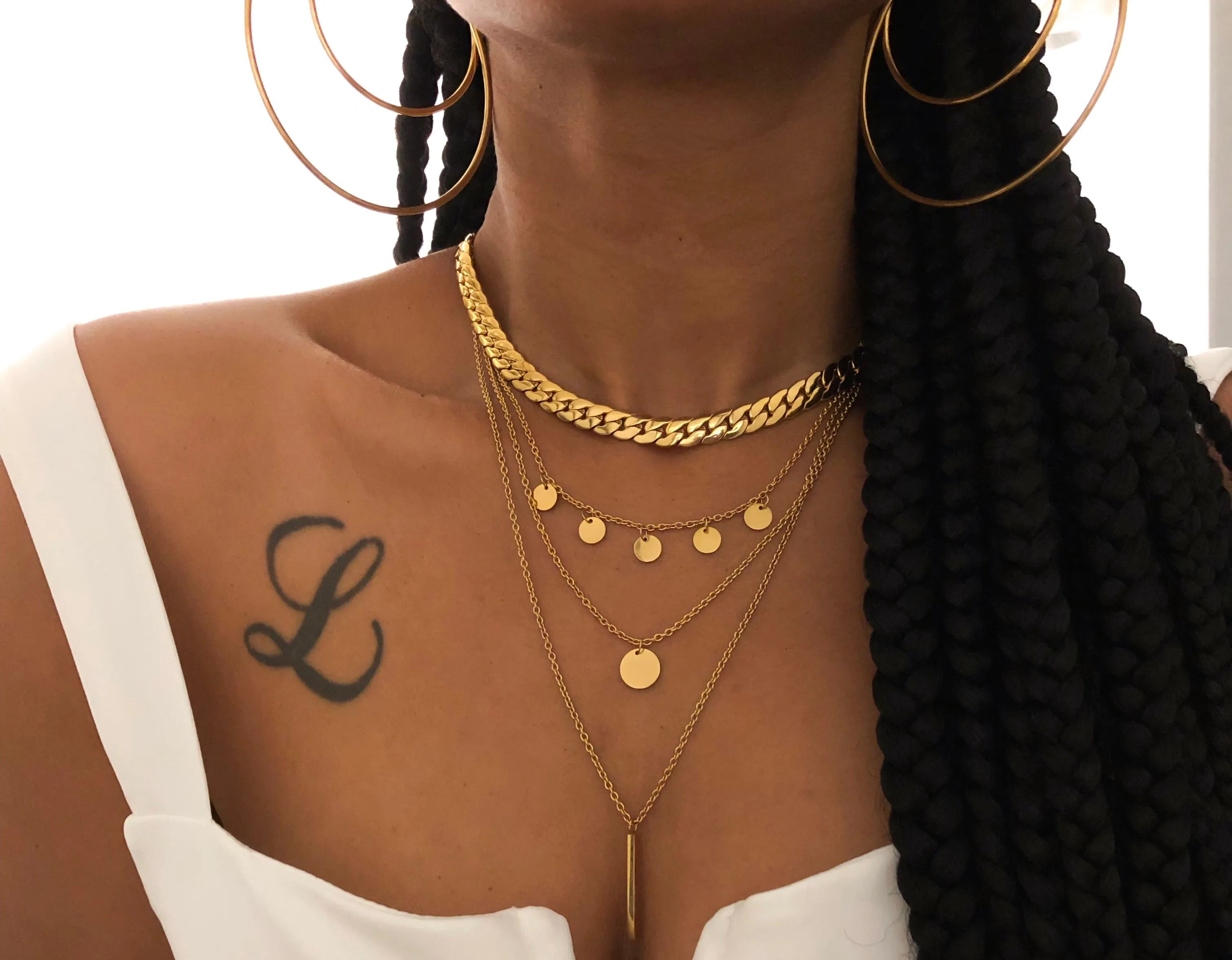 FLAT CUBAN NECKLACE
