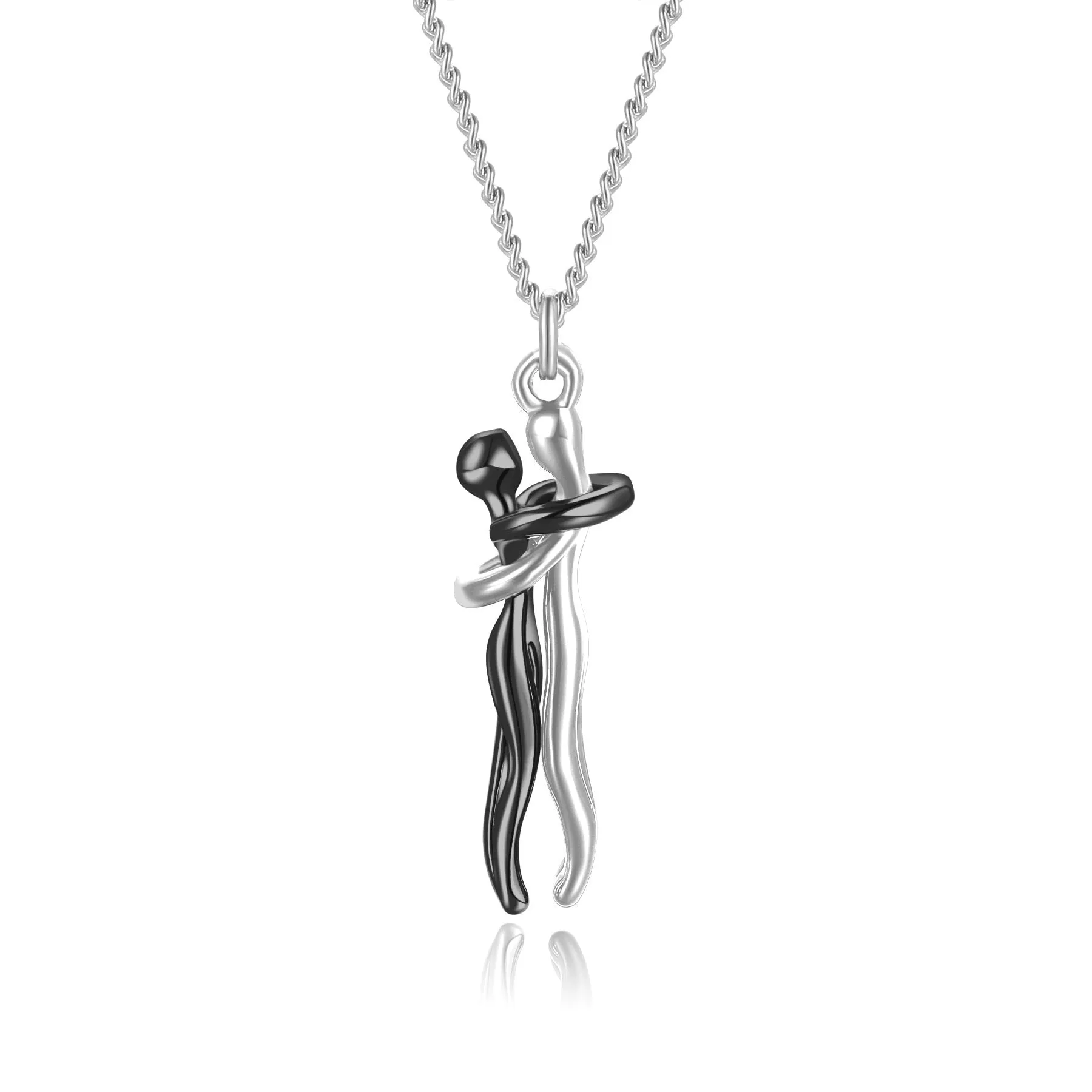 Funki Buys | Necklaces | Unisex Lovers Embrace Hug Necklace