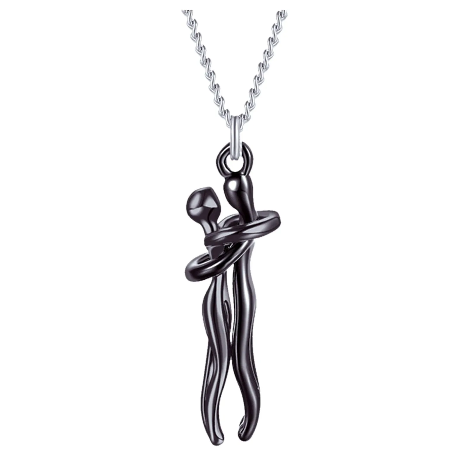 Funki Buys | Necklaces | Unisex Lovers Embrace Hug Necklace