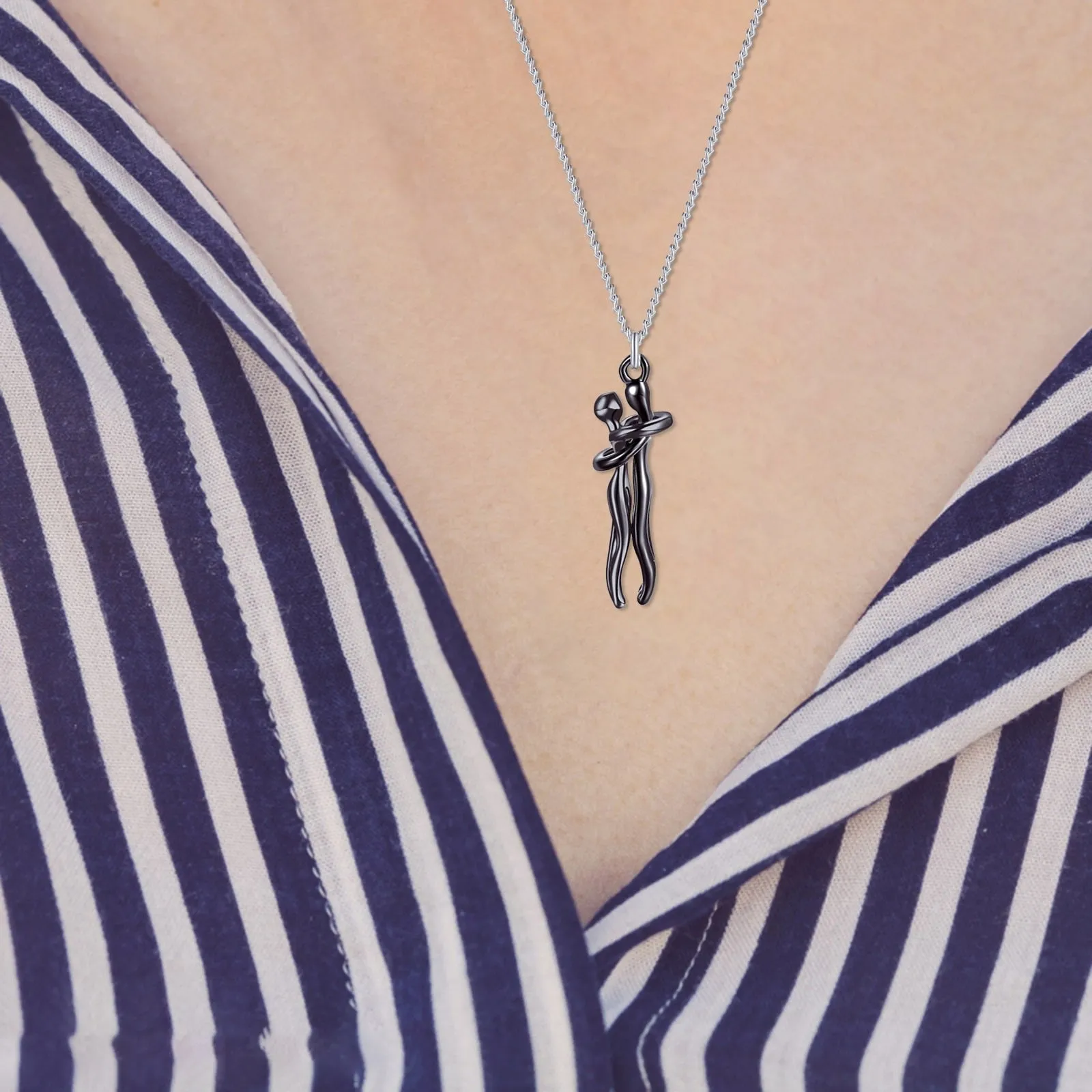 Funki Buys | Necklaces | Unisex Lovers Embrace Hug Necklace