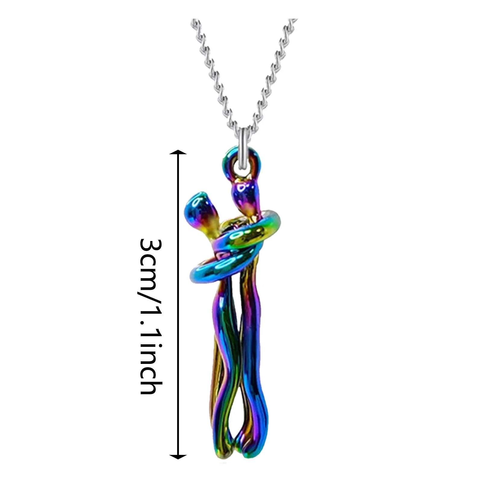 Funki Buys | Necklaces | Unisex Lovers Embrace Hug Necklace