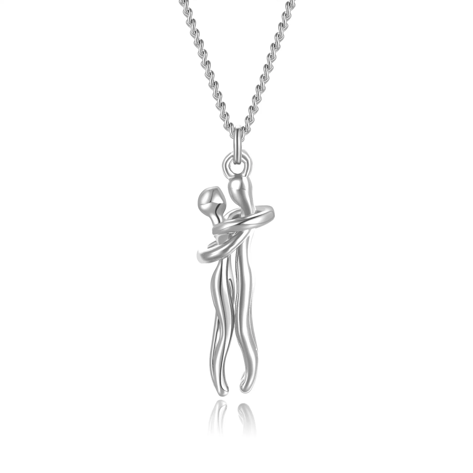 Funki Buys | Necklaces | Unisex Lovers Embrace Hug Necklace
