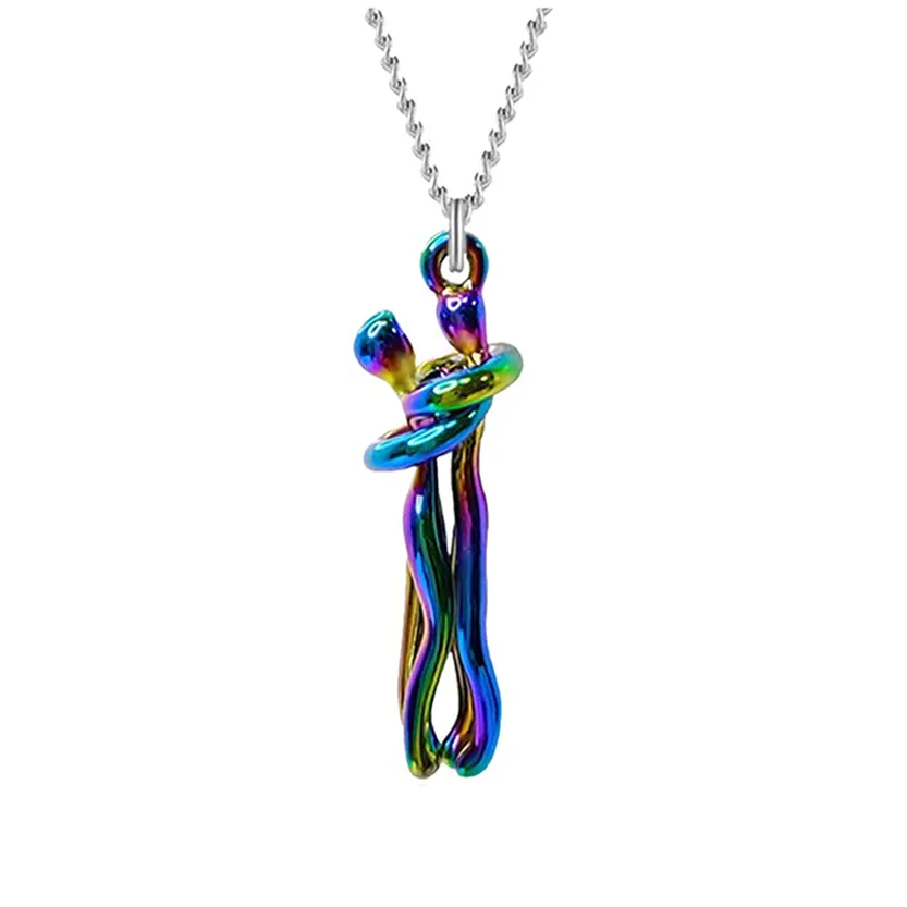 Funki Buys | Necklaces | Unisex Lovers Embrace Hug Necklace