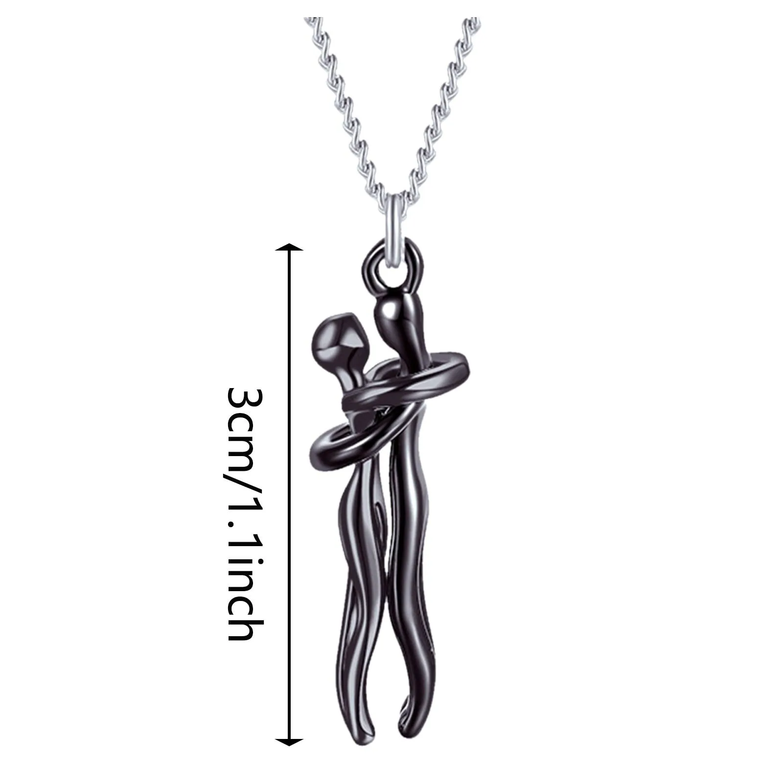 Funki Buys | Necklaces | Unisex Lovers Embrace Hug Necklace