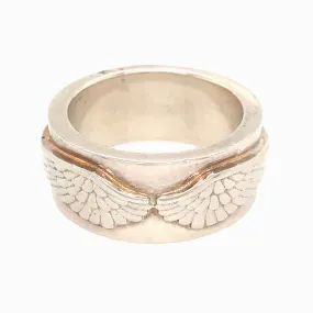 Garrard by Jade Jagger Winged Ring in Sterling Silver