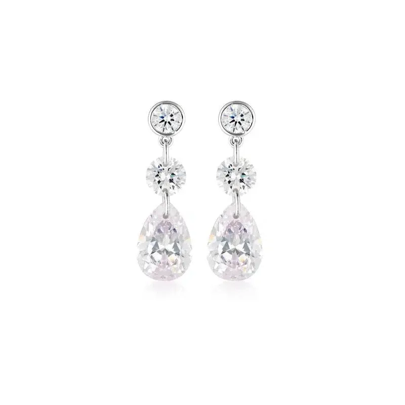 Georgini Mirage Augusta Earrings - Silver