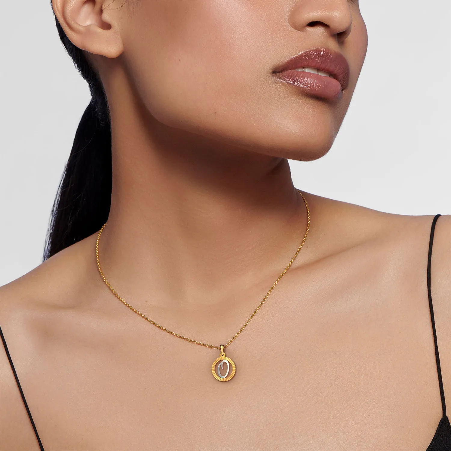 Initial O Pendant