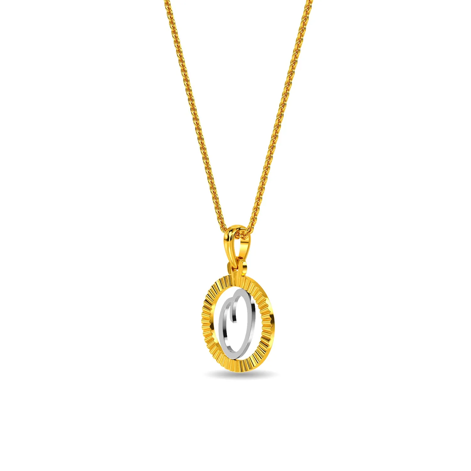 Initial O Pendant