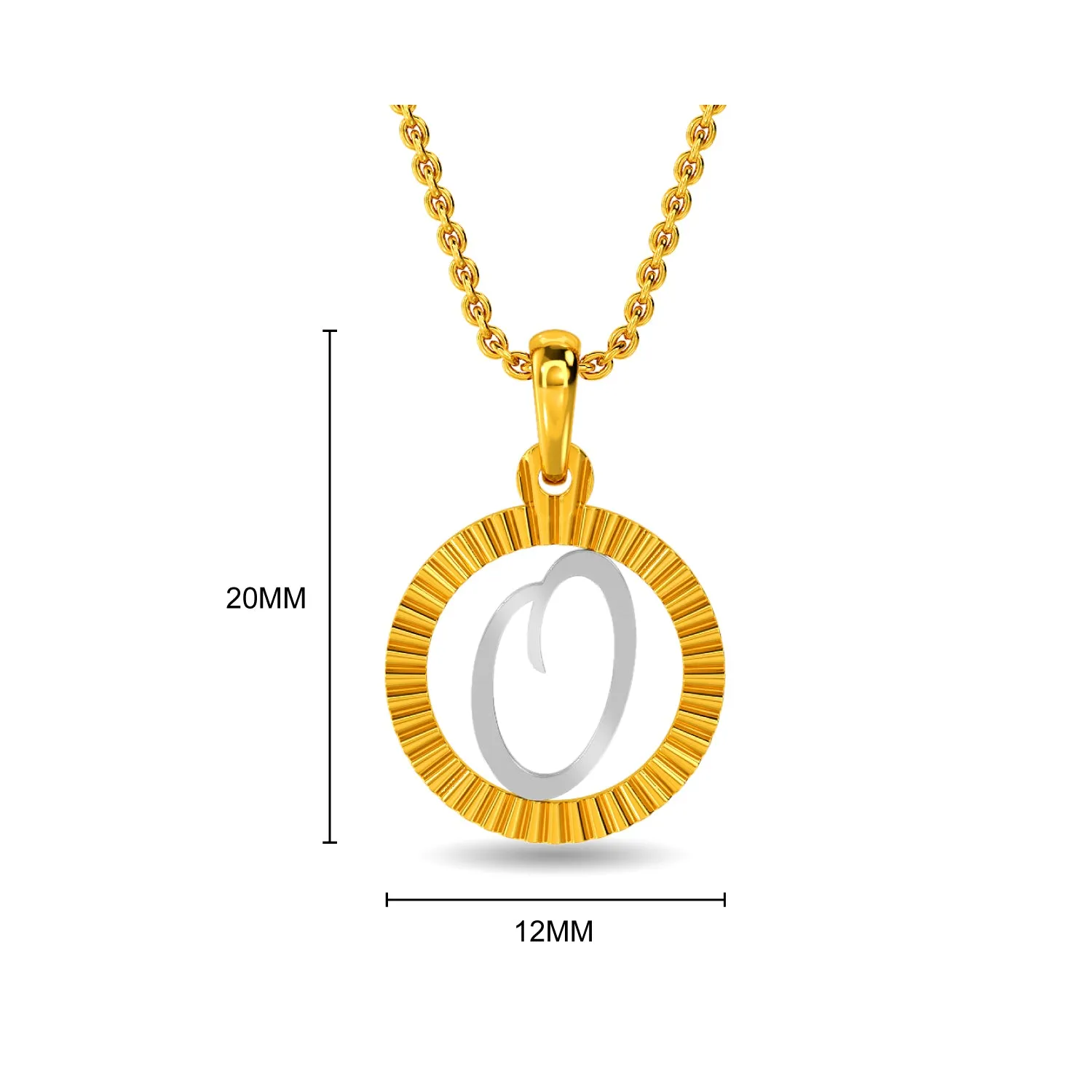 Initial O Pendant