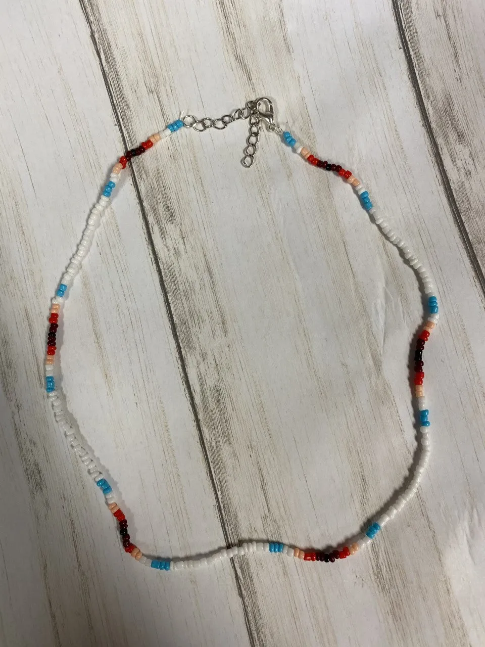 Multi Bead  Choker