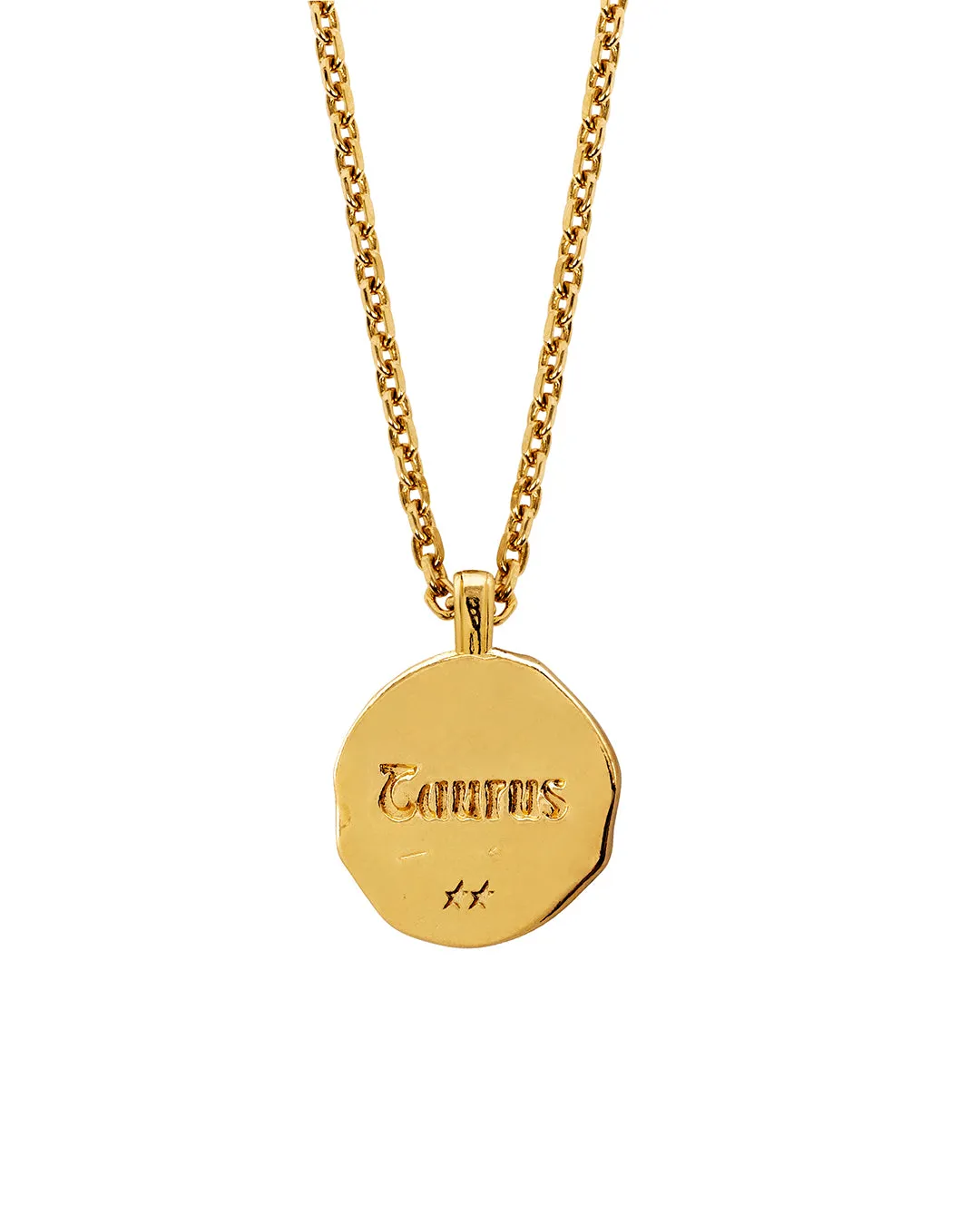 Taurus Necklace Gold